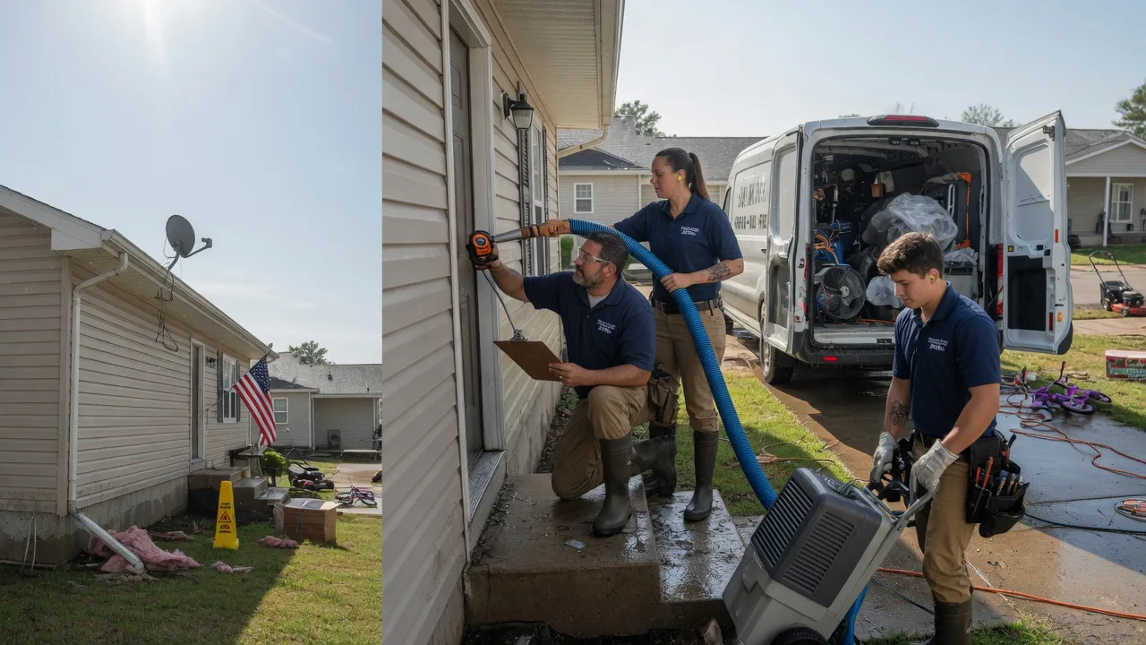Ceiling Water Damage Restoration in Dundee, IA near me